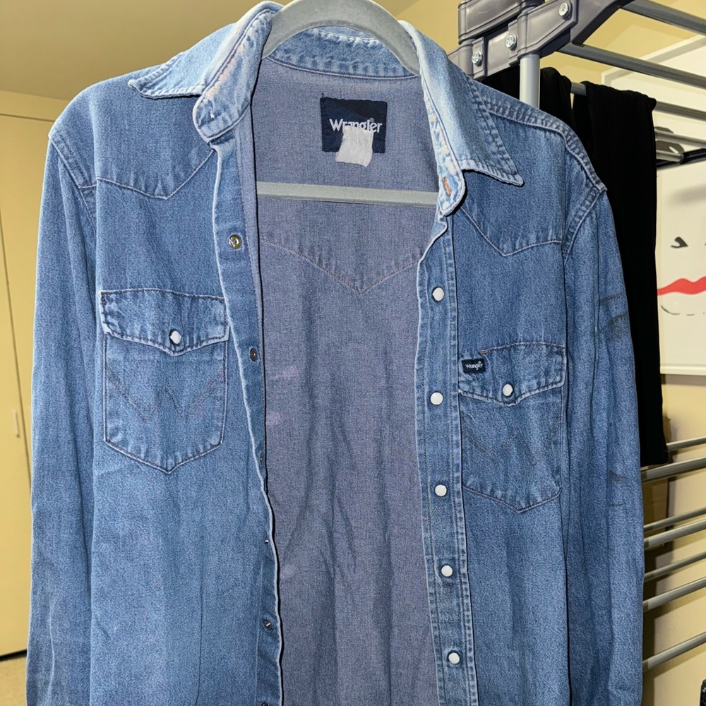 Vintage Wrangler Jean Shirt